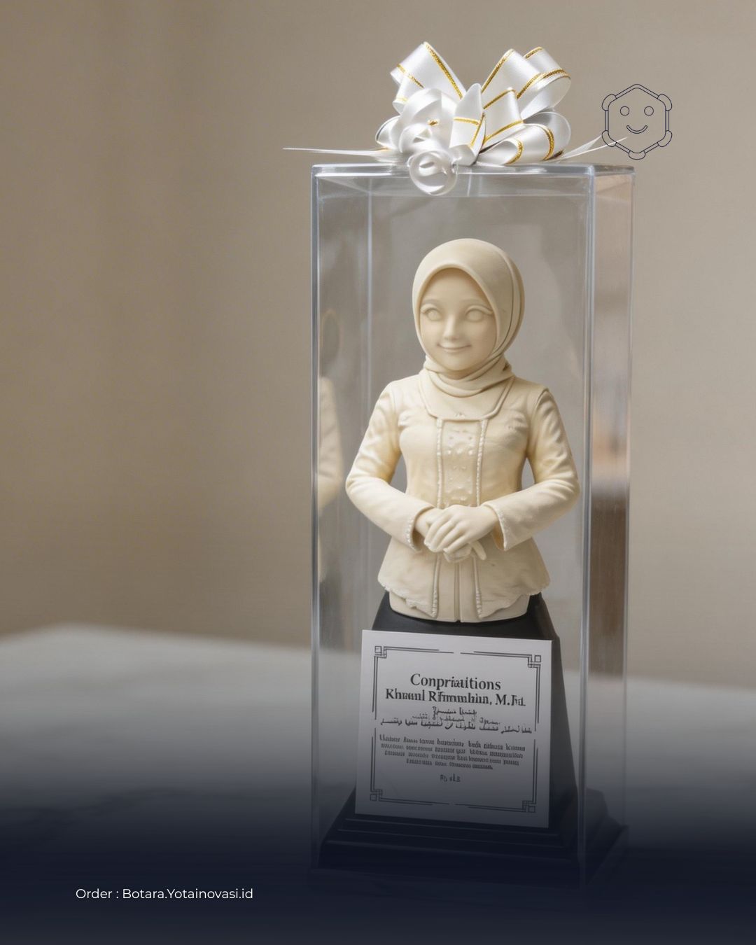 Figurine Wisuda Custom Hijab